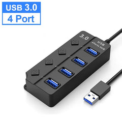 HUB USB 3.0 USB Splitter 2.0