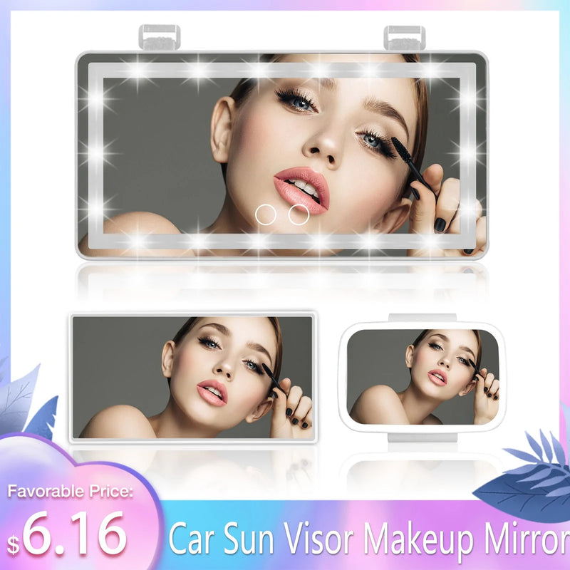 Car Sun Visor Makeup Mirror