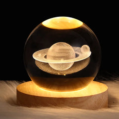 Luminous Ball Night Light Nebula Saturn