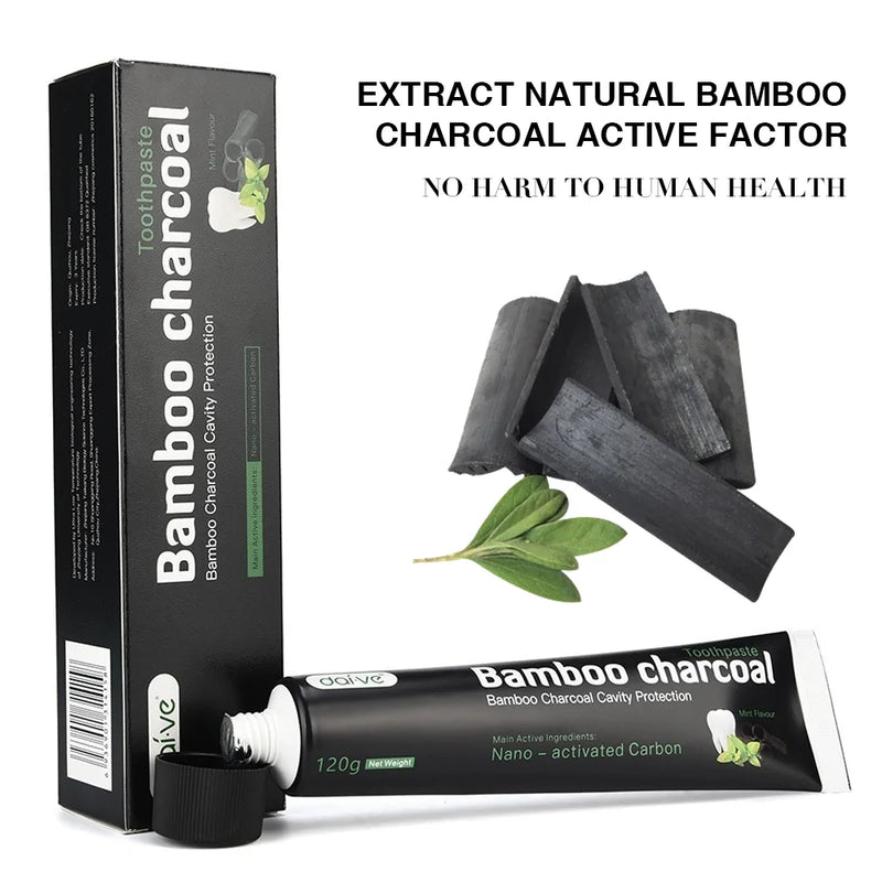 Natural Black Bamboo Charcoal Toothpaste