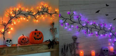 54 LED Halloween Pumpkin String Light