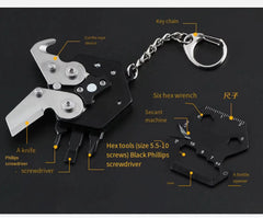 Hexagon Screwdriver Keychain