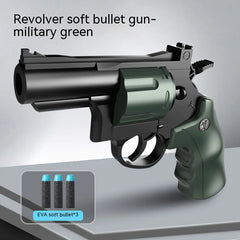 Children's Left-Wheel Soft Bullet Toy Pistol