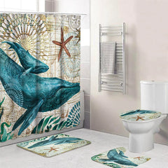 Ocean Beach Shower Curtain Set