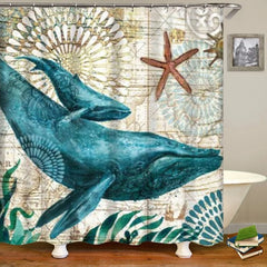 Ocean Beach Shower Curtain Set