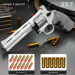 Children's Left-Wheel Soft Bullet Toy Pistol