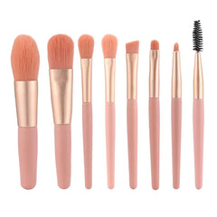 8 Pieces Makeup Brushes Set