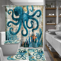 Ocean Beach Shower Curtain Set