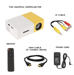 High Peak Mini Projector