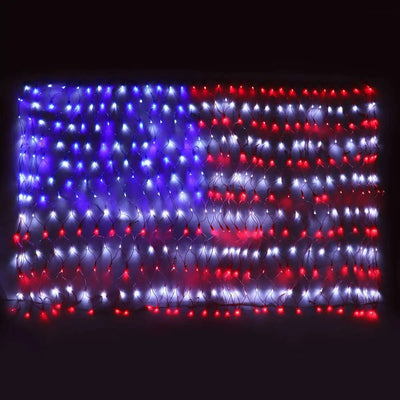 American Flag LED String Lights