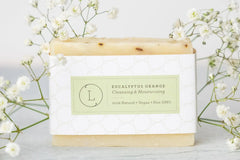 Eucalyptus Natural Handmade Soap Bar, Fresh Cold Process Soap