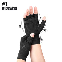 Copper Arthritis Compression Gloves: Pain Relief